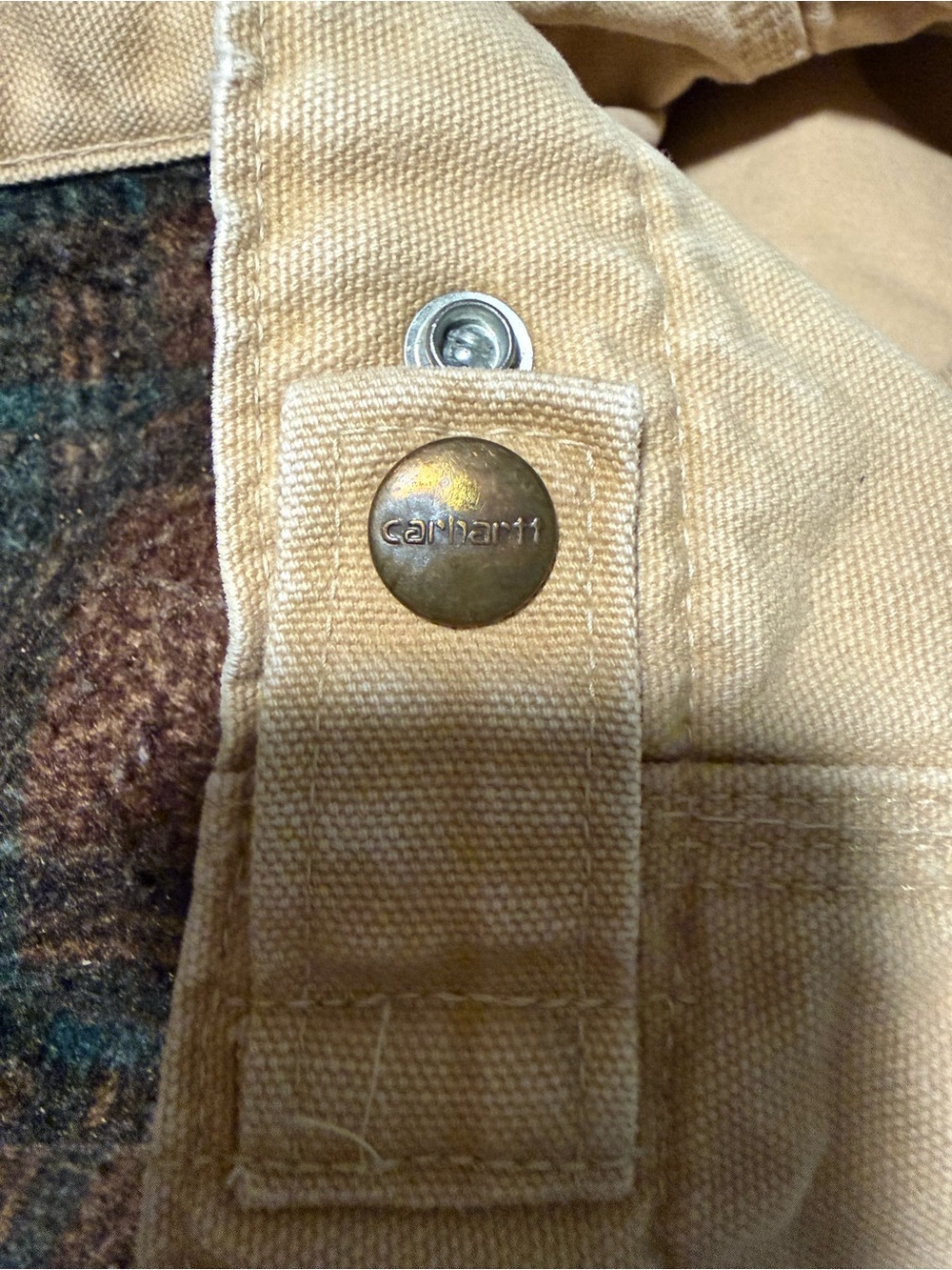 Vintage 90’s Carhartt Detroit Men’s Work Jacket - Lightweight Duck - Picture 5 of 8